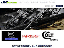 Tablet Screenshot of jwweaponry.com